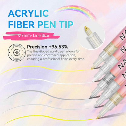 🎁Christmas Gift🎄12-Color Professional Nail Art Pen Set