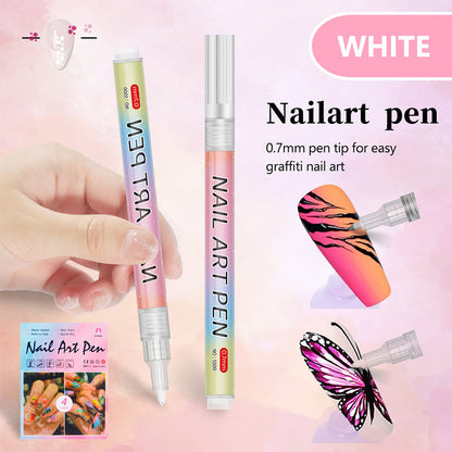 🎁Christmas Gift🎄12-Color Professional Nail Art Pen Set