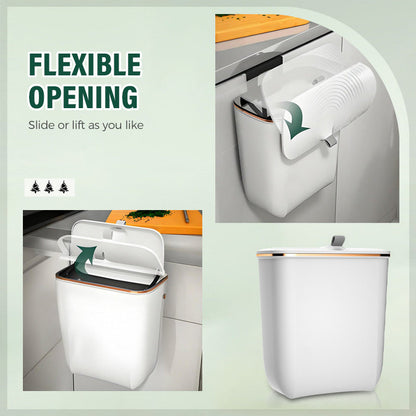 Large Capacity Wall-Mounted Trash Can