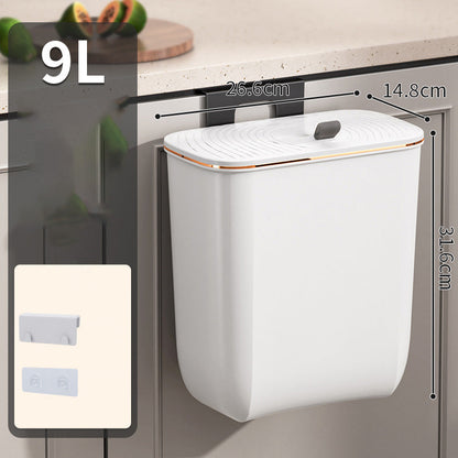 Large Capacity Wall-Mounted Trash Can
