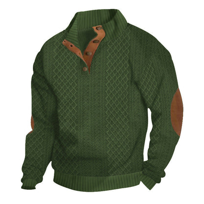 🧥Luxury Comfort | Men‘s Textured Jacquard Sweatshirt | Everyday Essential 🔥