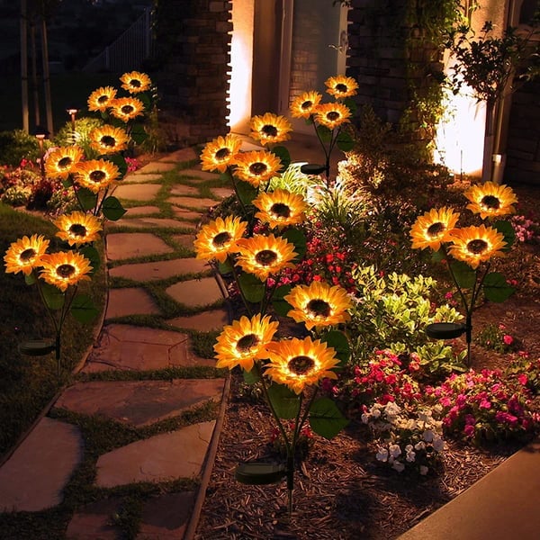🌻 Realistic & Weatherproof | 2026 Hot Sale Solar Sunflower | IP65 Outdoor Decor ✨
