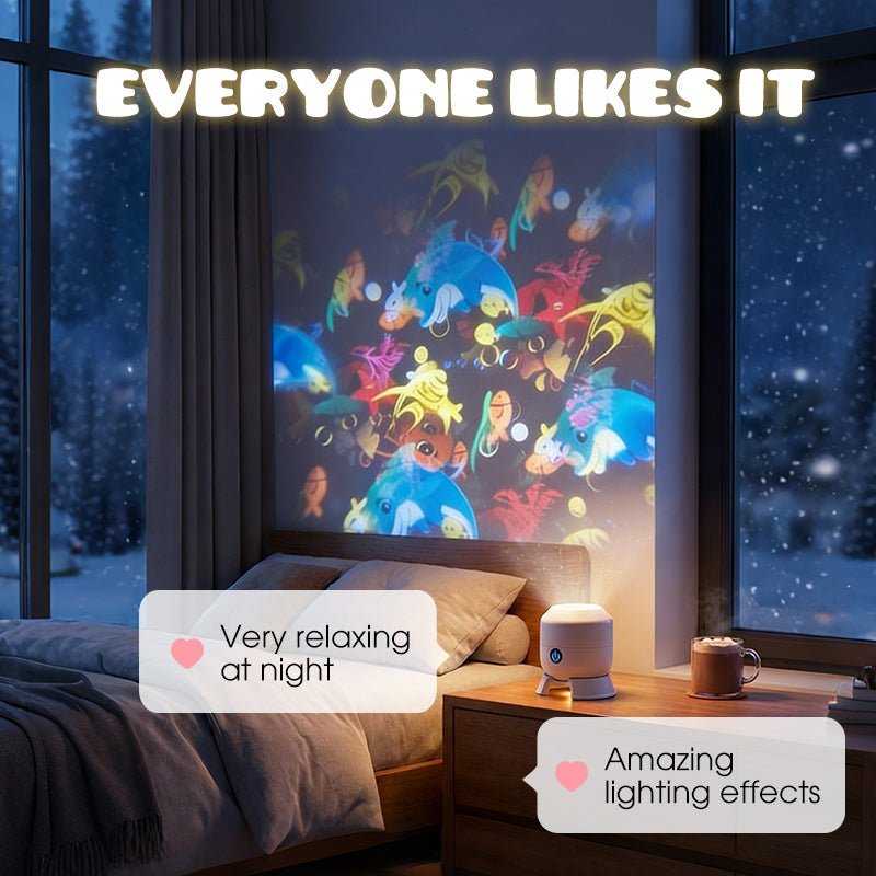 ✨Dynamic Rotating LED Projector Light