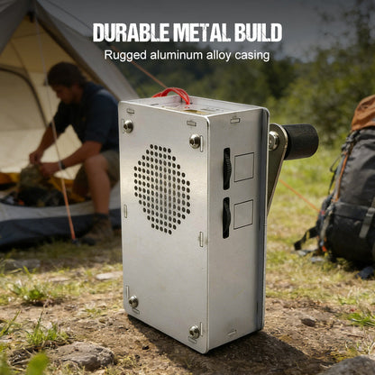 Multi-Functional Hand-Crank Emergency Charger & Radio