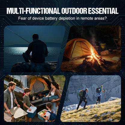 Multi-Functional Hand-Crank Emergency Charger & Radio