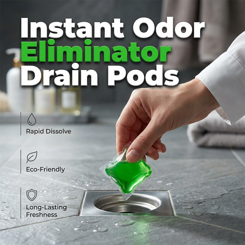 🏠💧 Drain Deodorizer Pods – Bio‑enzyme formula neutralizes smells at the source. Instant fresh scent, no harsh chemicals. Say goodbye to embarrassing odours. 🚰✅