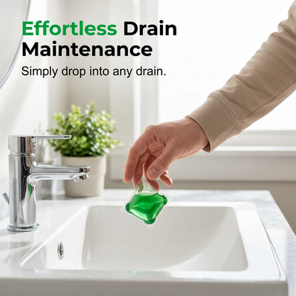 🏠💧 Drain Deodorizer Pods – Bio‑enzyme formula neutralizes smells at the source. Instant fresh scent, no harsh chemicals. Say goodbye to embarrassing odours. 🚰✅