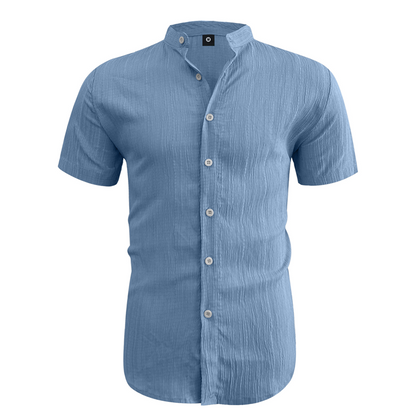 ✨New Arrival👕Men's Summer Stand Collar Short Sleeve Shirt