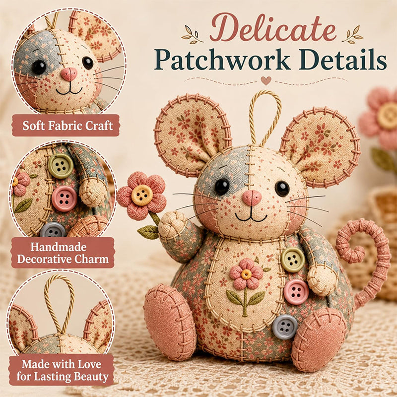 🎁Hot sale🧵Handcrafted Vintage Mouse Plush Sewing Kit