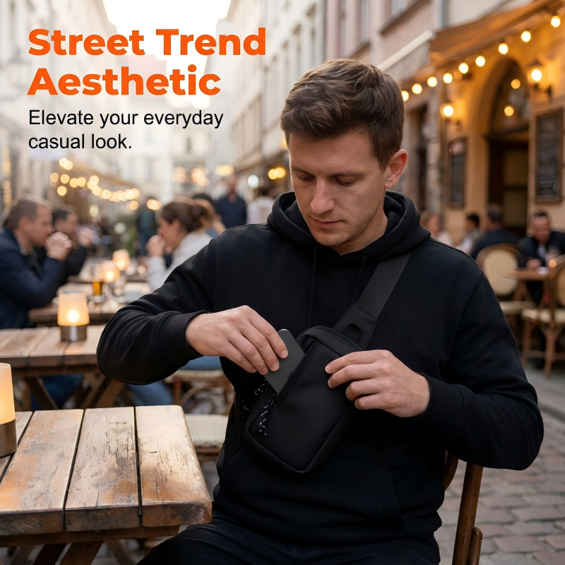 Urban Commuter Sling Bag for Men
