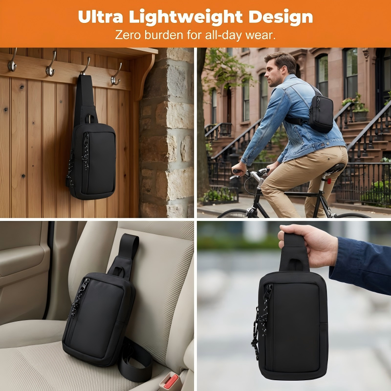 Urban Commuter Sling Bag for Men