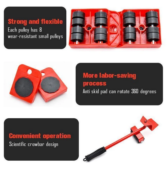 ⚡ Furniture Lifter Sliders – Labor‑Saving, Sturdy, Practical ✅