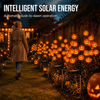 🎃🦇 43% OFF!👻Waterproof Halloween Pumpkin Solar Branch Lights