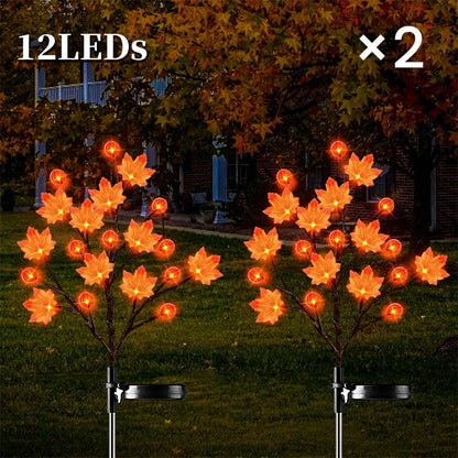 🎃🦇 43% OFF!👻Waterproof Halloween Pumpkin Solar Branch Lights