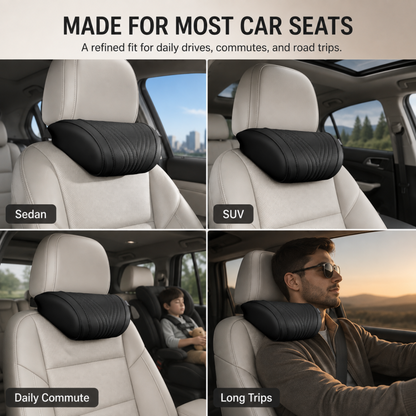 🚗💺Premium Car Seat Headrest & Lumbar Support Cushion
