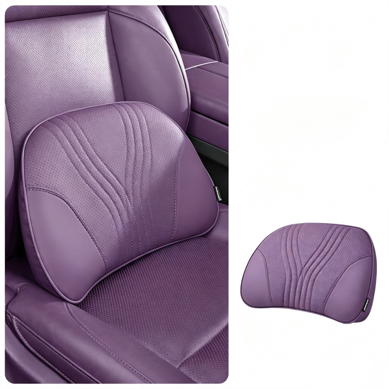 🚗💺Premium Car Seat Headrest & Lumbar Support Cushion