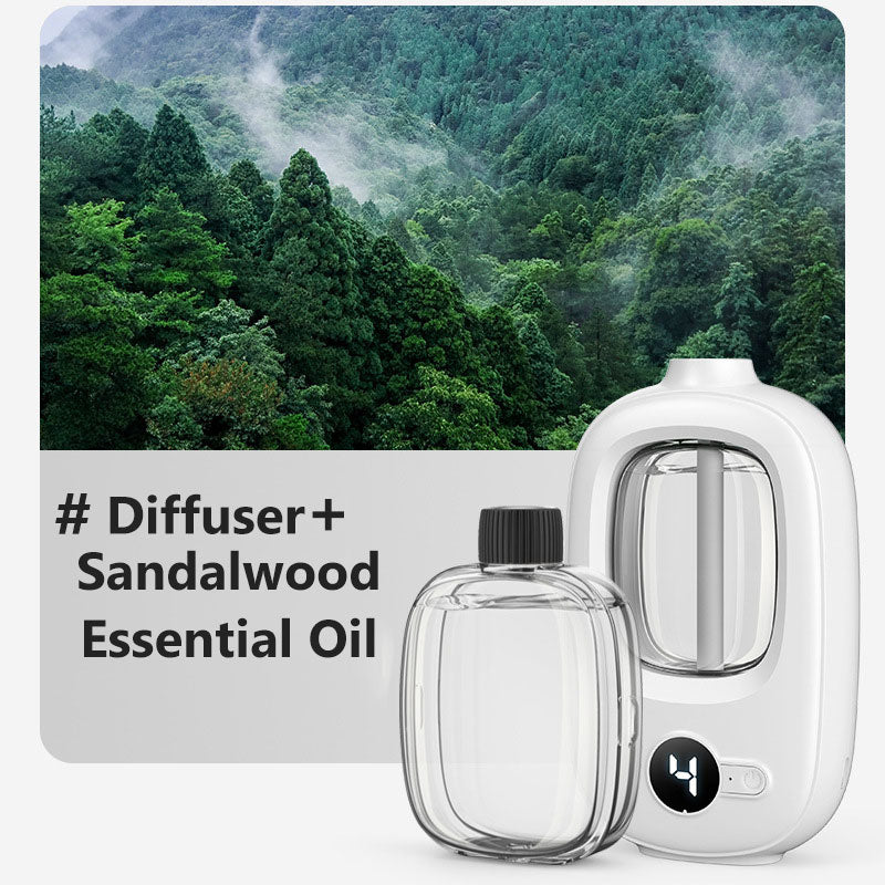 No-cord timed aroma diffuser