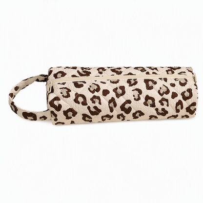Portable Quilted Travel Storage Bag with Handle for Hair Dryer Curling Iron and Hair Straightener