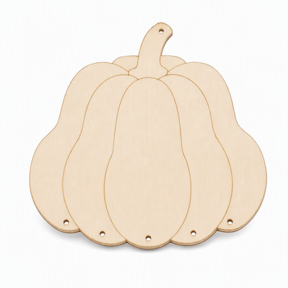 ⏰ Halloween Wooden Pumpkin Craft Kit | DIY Wind Chime 🎃