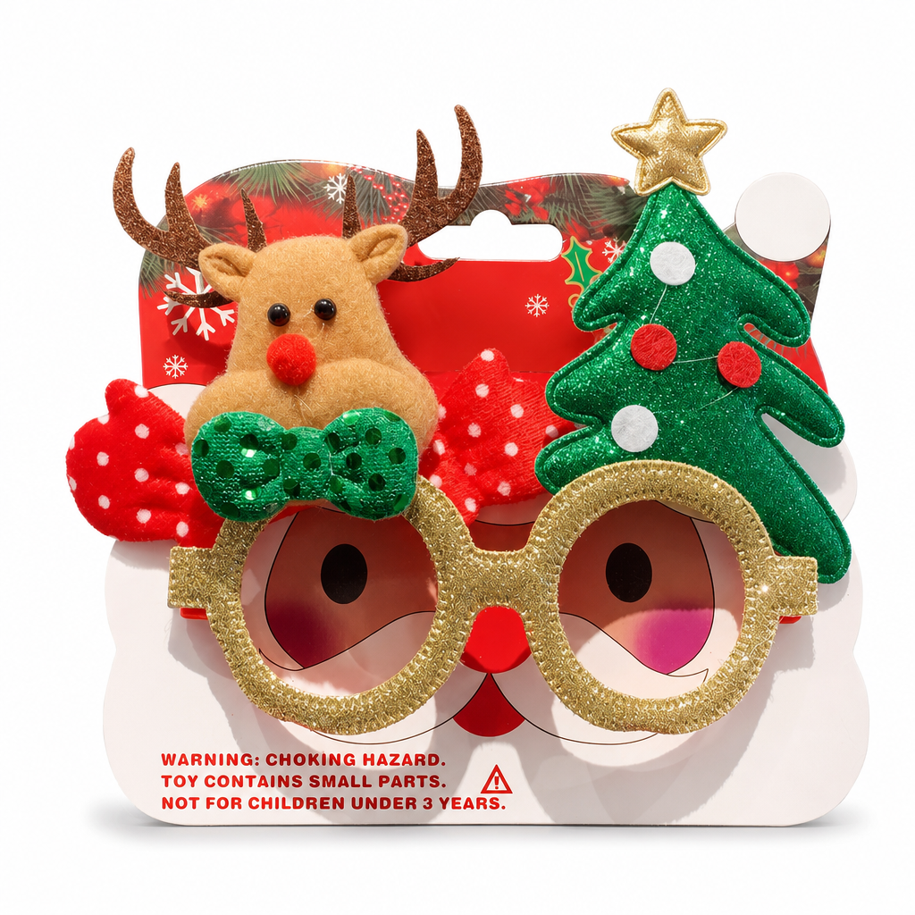 👻 🎃Novelty Christmas Eyeglass Frames Funny Holiday Party Decoration Eyewear