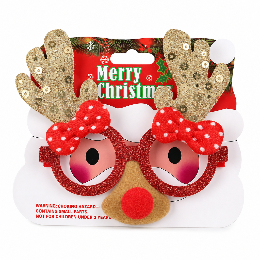 👻 🎃Novelty Christmas Eyeglass Frames Funny Holiday Party Decoration Eyewear