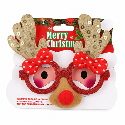 👻 🎃Novelty Christmas Eyeglass Frames Funny Holiday Party Decoration Eyewear