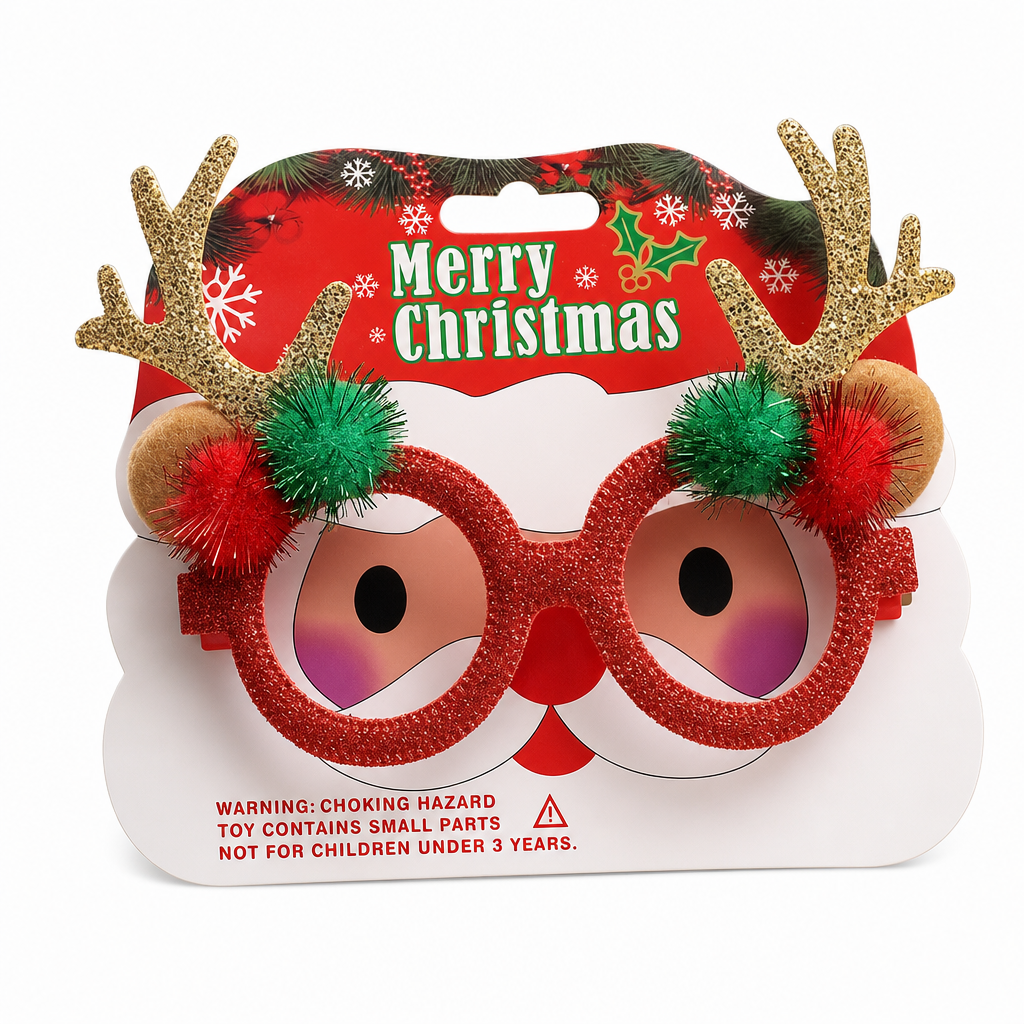 👻 🎃Novelty Christmas Eyeglass Frames Funny Holiday Party Decoration Eyewear