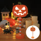 🎃Seasonal new detachable Halloween ghost festival modeling lamp LED pumpkin ghost skull wooden decorative night light🎃