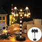 🎃Seasonal new detachable Halloween ghost festival modeling lamp LED pumpkin ghost skull wooden decorative night light🎃