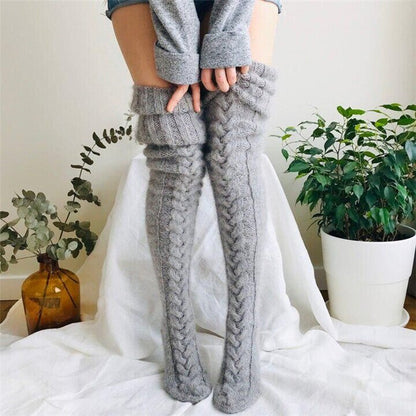 Early Christmas Sale 49% OFF - 2023 Warm Over Knee Extra Long Knitted Socks