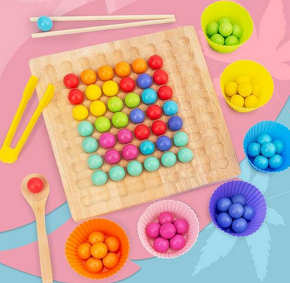 49% OFF & Free Shipping🔥Wooden Board Bead Game