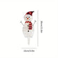 Sparkling Snowman Sentinels: LED Yard Decor