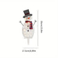 Sparkling Snowman Sentinels: LED Yard Decor