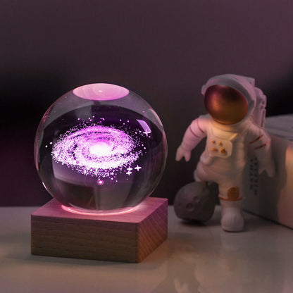 🔮3D Galaxy Crystal Ball Nightlight Decorlamp