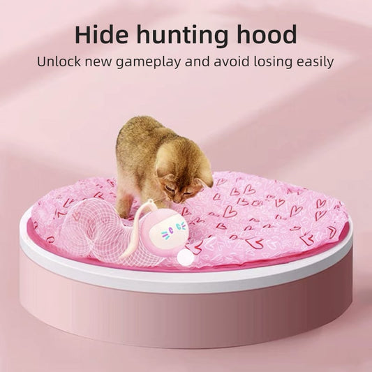 ⏰Hot Sale ✨2 in 1 Simulated Interactive hunting cat toy