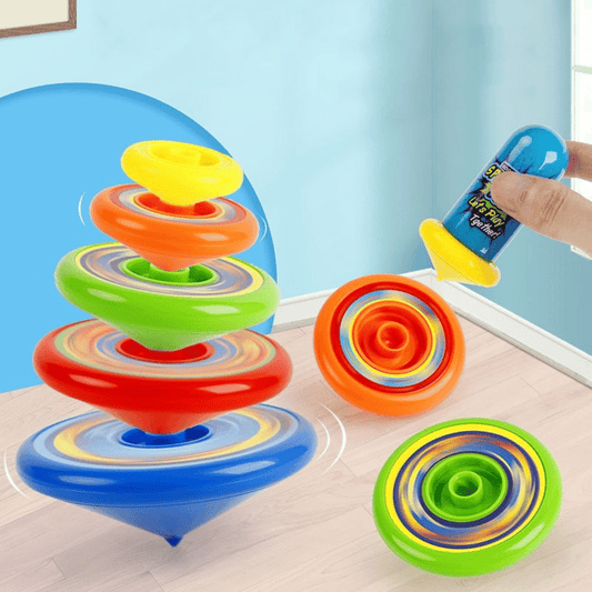 🔥Hot Sales - 49% OFF🎉Stackable Spinning Tops For Kids