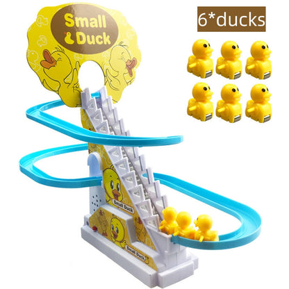 Stair Climbing Ducklings Race Track Set