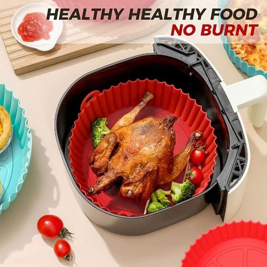 (🔥Hot Sale 49% OFF) Air Fryer Silicone Baking Tray(Buy 2 Get 1 Free Now)