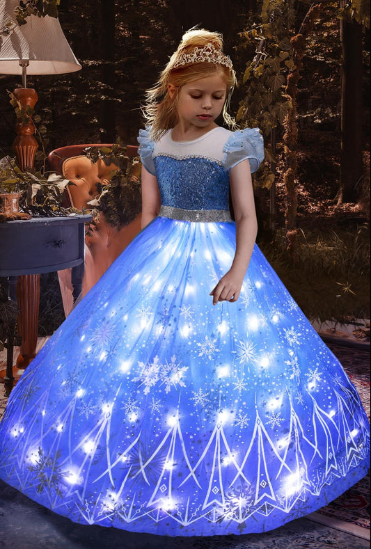 Hot Sale👧⭐Fairy Elsa Light Up Dress