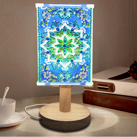 🔥New Arrival Promotion - 49% OFF🎁 DIY Mandala Art Special Crystal Drawing Kit Bedside Night Lamp