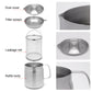 304 Stainless Steel, Large Capacity, Versatile Oil Filter Vessel (Free shipping)